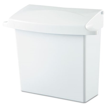 EAT-IN Rubbermaid Commercial  Sanitary Napkin Receptacle with Rigid LinerWhite EA194954